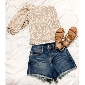 Kendall and Kylie High Rise Shorts